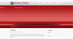 Desktop Screenshot of hamptonstationsacramento.com